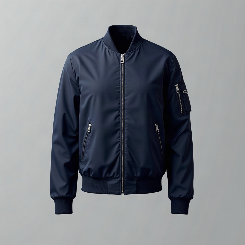 Navy bomber jacket